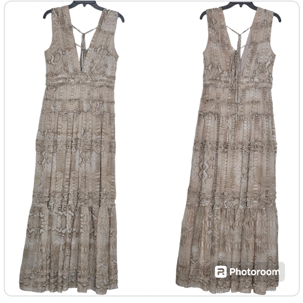 NWT Gianni Bini Summer Tierd Maxi Dress sz 6 - Picture 4 of 12